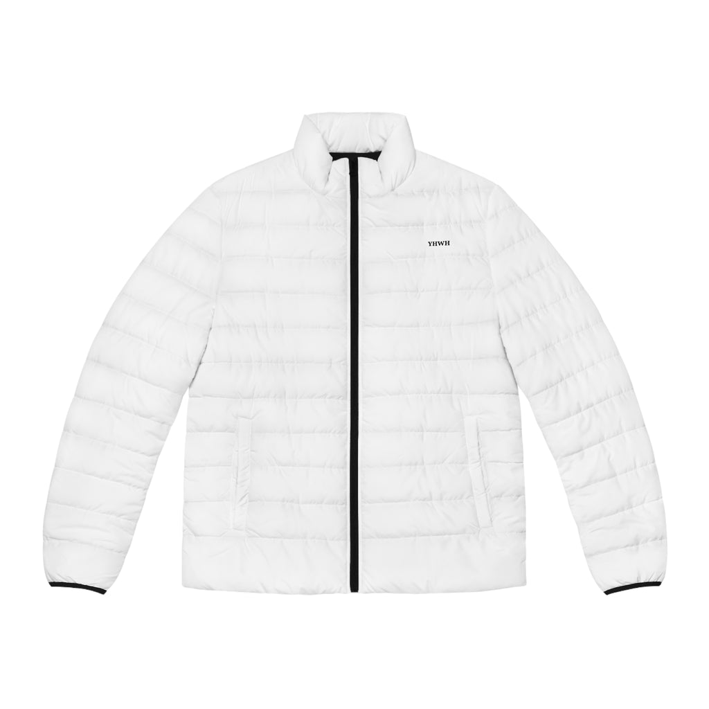YHWH White Puffer Jacket